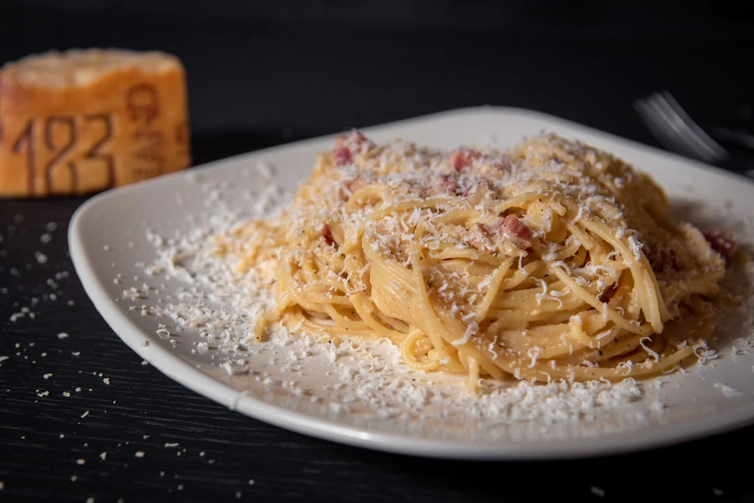 Spaghetti Carbonara at Mani Osteria & Bar