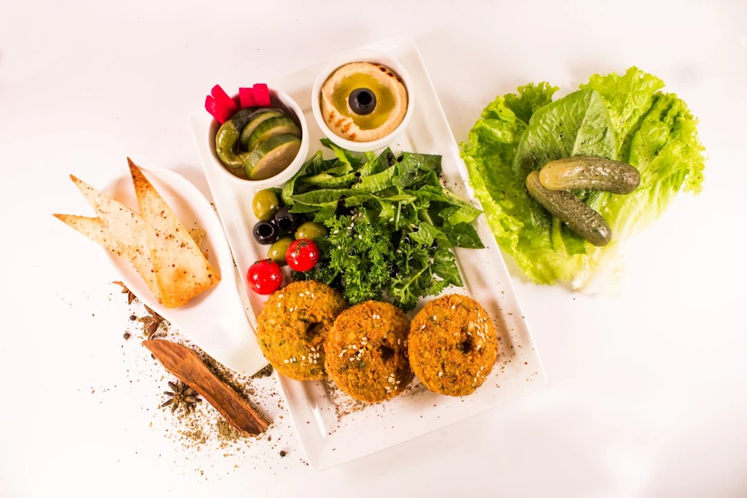 Falafel Plate at Jerusalem Garden